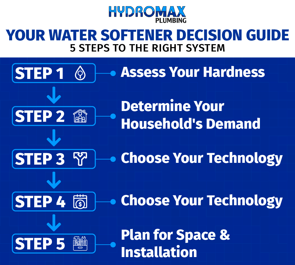 Water softener guide: 5 essential steps for choosing the right system for your home.