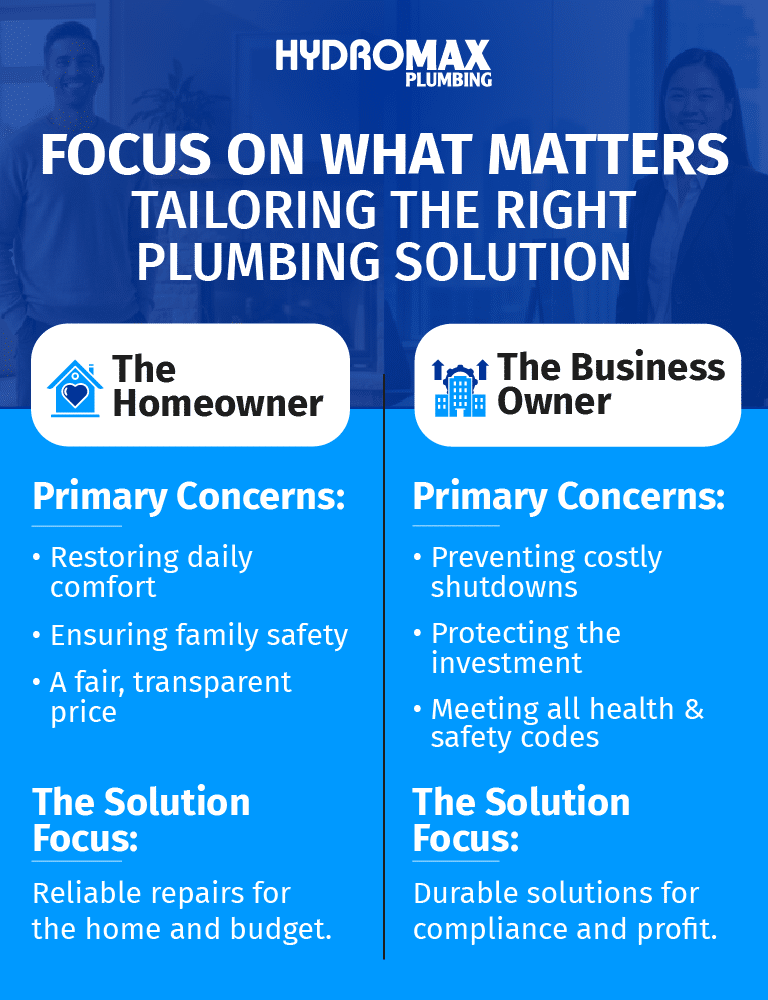 Homeowner plumbing solutions ensuring safety and comfort with reliable repairs and transparent pricing.